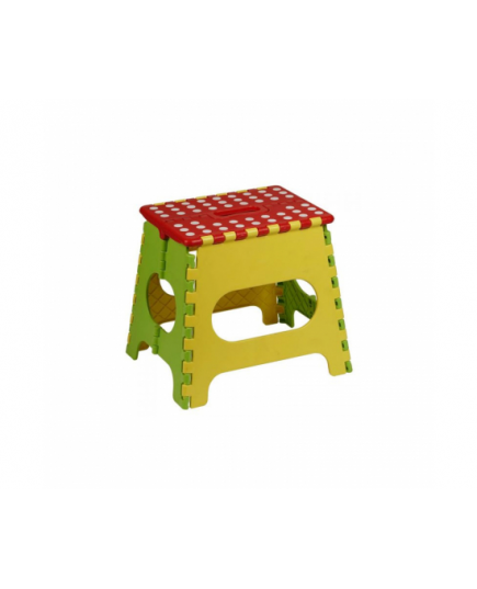 RFL Plastic Two Color Magic Exclusive Medium Stool - Red & Yellow